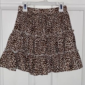Women’s SHEIN cheetah print skirt